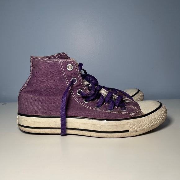 Purple High Top Converse - Picture 3 of 4